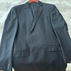 Wool Michael Kors Navy Suit - 42L